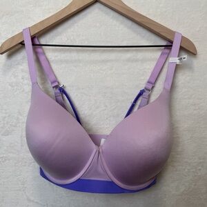 Aerie Real Good Sunnie Full Coverage Bra 34H Lavender Racerback NWT / NWOT